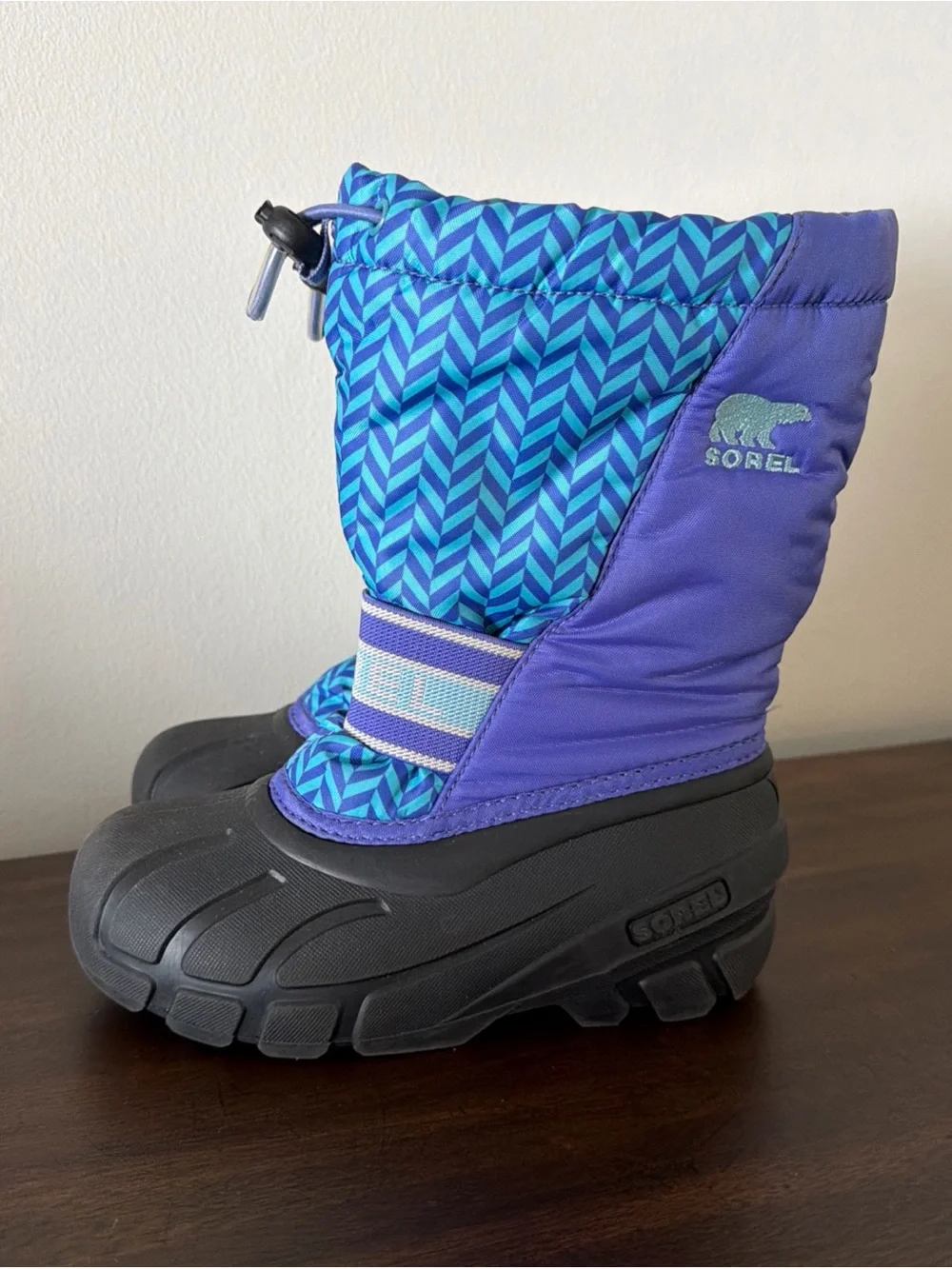Sorel Kids Purple & Turquoise Puff Snow Boots